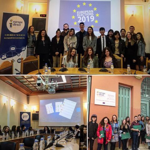 Ενημέρωση από το Europe Direct της Περιφέρειας Κρήτης 15 φοιτητών/τριών από Aμερικάνικα Πανεπιστήμια που σπουδάζουν τον Κρητικό Πολιτισμό, στα πλαίσια επίσκεψης τους στην Περιφέρεια Κρήτης.