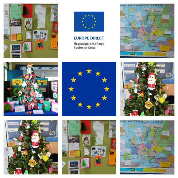 Συμμετοχή του Europe Direct Region of Crete στο project: “Christmas Tree Decoration Exchange 2021