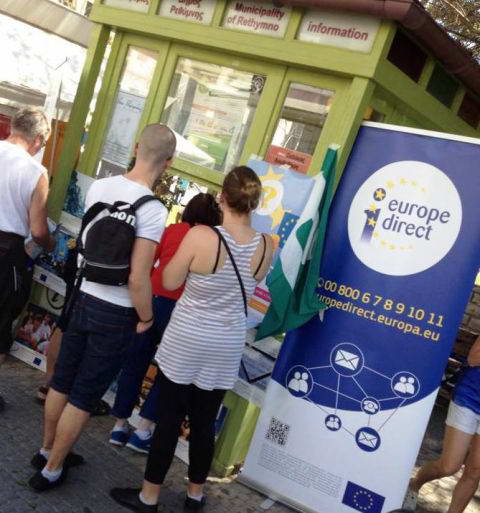 Europe Direct of Crete / May 9 / Europe Day / ...calling from Rethymno of Crete!