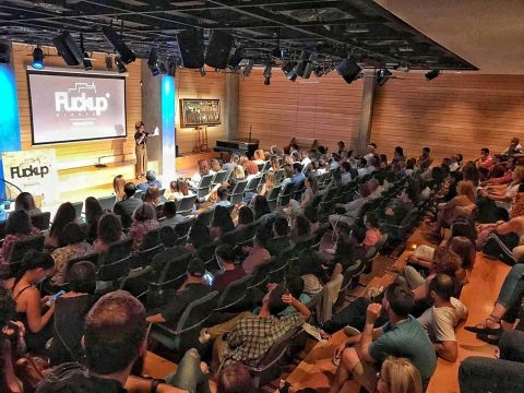 Με την υποστήριξη του Europe Direct of Crete πραγματοποιήθηκε το  Fuckup Nights Heraklion // VOL.6 SummAir