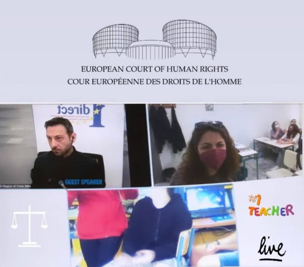 Ενημέρωση από Europe Direct της Περιφέρειας Κρήτης του 13ου Γυμνασίου Ηρακλείου και του 4ου Γυμνασίου Συκεών Θεσσαλονίκης για το Ευρωπαϊκό Δικαστήριο Ανθρωπίνων Δικαιωμάτων