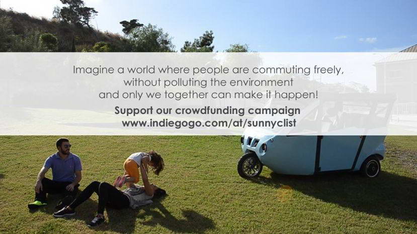 SUNNYCLIST βιώσιμη μετακίνηση made in Crete! - SUNNYCLIST: The world's greenest vehicle!