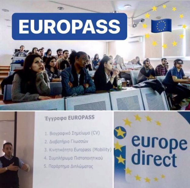 Ολοκληρώθηκε με επιτυχία η παρουσίαση του βιογραφικού σημειώματος &quot;Europass&quot; και των συνοδευτικών του εγγράφων από το Europe Direct της Περιφέρειας Κρήτης στο πλαίσιο της δράσης &quot;Career Meetings&quot; του Γραφείου Διασύνδεσης ΤΕΙ Κρήτης