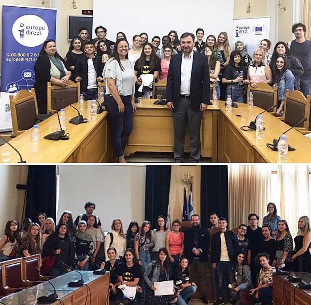 -To Europe Direct της Περιφέρειας Κρήτης συμμετείχε στη διοργάνωση εργαστηρίου με τίτλο: “Συνάντηση με Πολιτικούς”, που πραγματοποιήθηκε την Τρίτη 16 Οκτωβρίου 2018, στα πλαίσια του ευρωπαϊκούς προγράμματος Erasmus+, με την ονομασία: bEUnique-United.