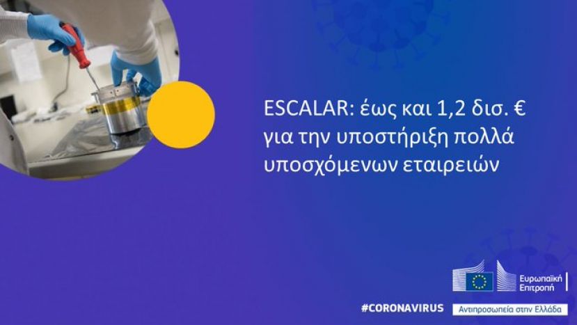 ESCALAR: έως και 1,2 δισ. ευρώ για τις επιχειρήσεις με υψηλό δυναμικό ανάπτυξης
