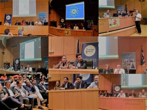 Με επιτυχία πραγματοποιήθηκε με την υποστήριξη του Europe Direct της Περιφέρειας Κρήτης και η 2η ημέρα της διήμερης δράσης: "ΜΕΡΕΣ ΕΚΦΡΑΣΗΣ &amp; ΔΗΜΙΟΥΡΓΙΑΣ" ΤΟΥ ΔΙΚΤΥΟΥ TEACHERS4EUROPE