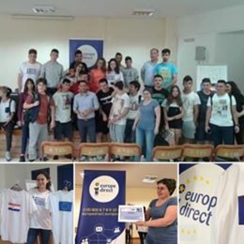 Με επιτυχία πραγματοποιήθηκαν οι δράσεις του 6ο ΕΠΑΛ Ηρακλείου για το κλείσιμο του σχολικού έτους στο πλαίσιο του προγράμματος European Parliament Ambassador School με τη συμμετοχή του Europe Direct της Περιφέρειας Κρήτης!!!
