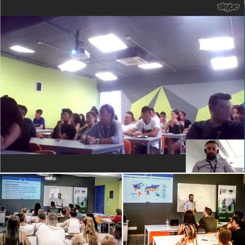 Ενημερωτική δράση του Europe Direct της Περιφέρειας Κρήτης στις εγκαταστάσεις του εκπαιδευτικού οργανισμού ΙΕΚ ΑΚΜΗ στο Ηράκλειο Κρήτης