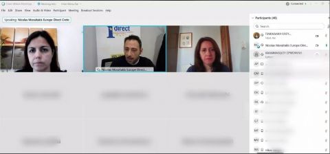 Ενημέρωση για τα δικαιώματα μας ως πολίτες της Ευρωπαϊκής ένωσης στους μαθητές του 13ο Γυμνάσιο και στους μαθητές του 5ο Γυμνάσιο Εύοσμου από το Europe Direct της Περιφέρειας Κρήτης